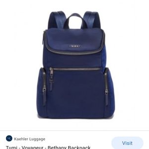 New with tags Navy Blue Tumi backpack